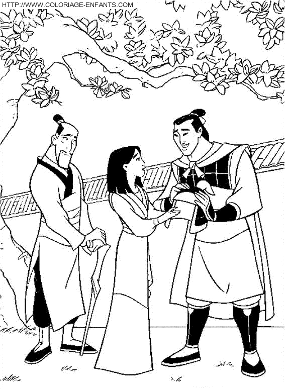 Mulan coloring